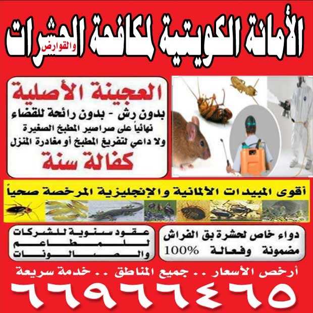 مكافحة الحشرات