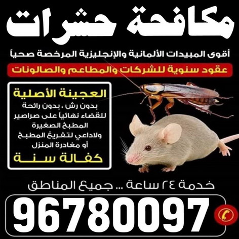 مكافحة حشرات - الاتصال 96780097